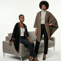 Cape Poncho Violent × Atelier Élégance – Collection Signature