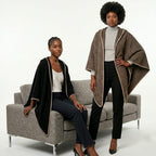 Cape Poncho Violent × Atelier Élégance – Collection Signature