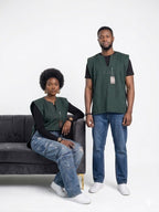 Gilet Sans Manches Violent – Collection Atelier Élégance
